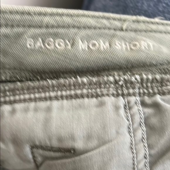 American Eagle Baggy Mom Shorts Olive Green Women's Shorts - Picture 5 of 6